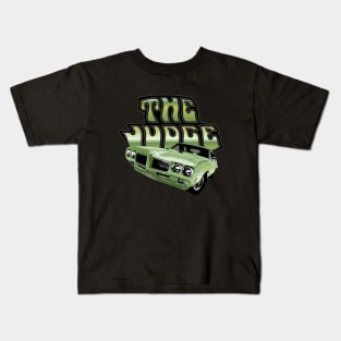 Light green 70 Pontiac GTO Judge Kids T-Shirt